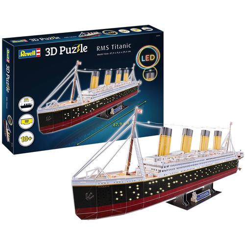 3D-Puzzle REVELL ""RMS Titanic LED"" Puzzles bunt Kinder