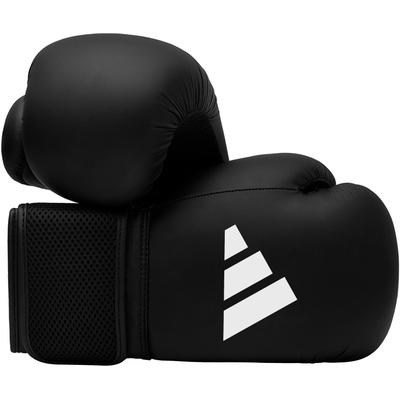 Boxhandschuhe ADIDAS PERFORMANCE "Adidas Hybrid 25" Gr. 14, schwarz, Boxhandschuhe, 14 14 oz, Kunstleder