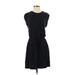 Lou & Grey Casual Dress - DropWaist: Black Solid Dresses - Women's Size X-Small
