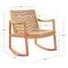 Jeno Woven Rocking Chair Natural - Linon D1391S20N