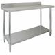 Monster Shop - Table de Préparation en Inox 120cm Cuisine Restaurant Cantine Surface Plan de