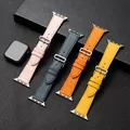 Bracelet boucle en cuir PU coloré pour Apple Watch pour Apple Watch 7 6 SE 5 4 42MM 38MM 44MM 40MM