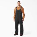 Dickies Men's DuraTech Renegade Flex Insulated Bib Overalls - Black Size L (TB702)