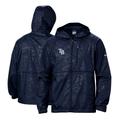 Men's Columbia Navy Tampa Bay Rays Camo Flash Forward Full-Zip Team Logo Windbreaker Jacket