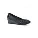 Wide Width Women's Bowie Casual Flat by Cliffs in Black (Size 8 W)