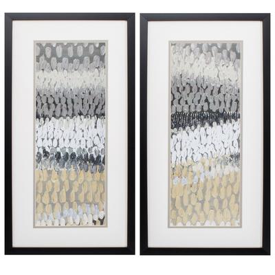 Raindrops Framed Wall Décor, Set Of 2 by Propac Images in Neutral