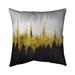 Abstract Zigzag Square Throw Cushion Polyester in Gray Begin Edition International Inc | 16 H x 16 W x 1 D in | Wayfair 5543-1616-AB103-1