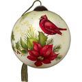 Precious Moments Winter Medley Blown Glass Finial Ornament Glass in Green/Red | 2.5 H x 2.56 W x 2.56 D in | Wayfair 7221129