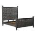 Bungalow Rose Mazlum Solid Wood Low Profile Standard Bed Wood in Black | 70 H x 67 W x 89 D in | Wayfair 9F5DC7C1200249D0A90BCE4A6AEC2F12