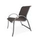 Red Barrel Studio® Hiraku Stacking Patio Dining Armchair Sling in Gray | 34.75 H x 25 W x 28.5 D in | Wayfair E4131E1CCACF4CA18AD0AA3F22262476