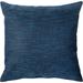 Gracie Oaks Naseef Square Throw Pillow Polyester/Polyfill in Blue/Navy | 4 H x 18 W x 18 D in | Wayfair 58CEADFC396B464CBE1AEBD59D2DAE5C