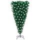 The Holiday Aisle® Upside-down Artificial Pre-lit Christmas Tree Party Decoration Green, Steel in White | 13.8 D in | Wayfair