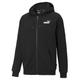 Hoodie PUMA "Essentials Small Logo Kapuzenjacke Herren" Gr. XS, schwarz (black) Herren Sweatshirts