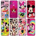 Coque en silicone rose Minnie Mouse Disney pour téléphone étui pour Motorola Moto G30 G60 One ktG50