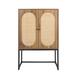 Modern Freestanding Storage Cabinet with 2 Doors and Metal Legs