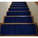 Blue 0.4 x 8.5 W in Stair Treads - Winston Porter Thedford Stair Tread Synthetic Fiber | 0.4 H x 8.5 W in | Wayfair
