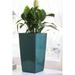 Latitude Run® Self Watering Plastic Pot Planter in Green/Blue | 22.44 H x 11.81 W x 11.81 D in | Wayfair 52F68E2F1BD04BBCBEEA349C1D171478