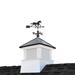 The Twillery Co.® Hearns Horse Weathervane Vinyl/Aluminum/Metal in Black/Gray/White | 64 H x 30 W x 18 D in | Wayfair