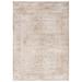 Gray 90 x 61 x 0.24 in Indoor Area Rug - Charlton Home® Bassey Oriental Machine Made Area Rug in Stone Viscose | 90 H x 61 W x 0.24 D in | Wayfair