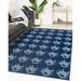 Blue 72 x 48 x 0.08 in Area Rug - Rosecliff Heights Hippolytus Machine Woven Polyester Area Rug in Polyester | 72 H x 48 W x 0.08 D in | Wayfair