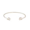 Kate Spade Jewelry | Kate Spade Loves Me Knot Cz Double Knot Cuff In Silver | Color: Silver | Size: Os