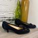 Kate Spade Shoes | Kate Spade Black Suede Kitten Heels | Color: Black | Size: 8