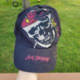 Disney Accessories | Jack Sparrow Baseball Cap Pirates Of The Caribbean At World's End Disney World | Color: Black/Red | Size: Os