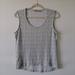 Athleta Tops | Athleta Women's Gray Striped Tank Top Size Xs | Color: Gray | Size: Xs