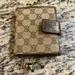 Gucci Bags | Authentic Gucci Wallet With Gold Leather And Gold Hardware/Gucci Charm | Color: Brown/Gold | Size: Os