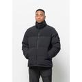 Daunenjacke JACK WOLFSKIN "ALEX DOWN JKT M" Gr. L (52), schwarz-weiß (phantom) Herren Jacken Übergangsjacken