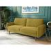 70''Velvet Square Arm Sofa