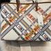 Tory Burch Bags | Bnwt Tory Burch Kerrington Square Tote In Ribbon Weave | Color: Orange/White | Size: Os