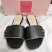 Kate Spade Shoes | Nib Kate Spade Ginger Black Sandals Size 6.5 | Color: Black | Size: 6.5