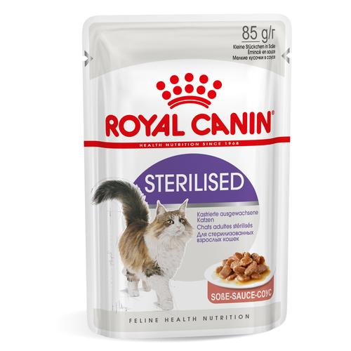 48x 85g Sterilised in Soße Royal Canin Katzenfutter nass