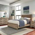 Queen Uph Bed, Dresser & Mirror, Chest, Night Stand - Liberty Furniture 439-BR-QUBDMCN