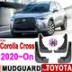 Garde-boue pour Toyota Corolla Cross 4 pièces accessoires pour roues 2020 2021