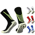 Chaussettes de football coordonnantes en silicone Flèche de sport Chaussettes de football