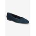 Women's Kimiko Flats by Bella Vita in Navy Suede Leather (Size 8 1/2 M)