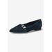 Women's Evanna Flats by Bella Vita in Navy Suede Leather (Size 7 M)