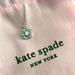 Kate Spade Jewelry | Kate Spade Jeweled Stencil Scallops Silver Mini Pendant Necklace | Color: Silver | Size: Os