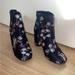 Urban Outfitters Shoes | Floral Booties | Color: Blue | Size: 6