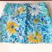 Lilly Pulitzer Skirts | Lilly Pulitzer Skirt Tate Breakwater Daisy Mini Floral Size 4 | Color: Blue/Yellow | Size: 4