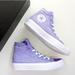 Converse Shoes | Converse Chuck Taylor All Star Hi Hyper Grape Purple Flyknit Sneaker Women's 5 | Color: Purple/White | Size: 5