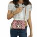 Michael Kors Bags | Michael Kors Rose Small Mini Shoulder Crossbody Bag Embossed Leather Pink Brown | Color: Brown/Pink | Size: Os