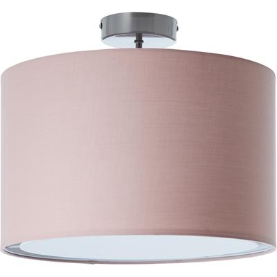 MY HOME Deckenleuchte "Lüchte", rosa (rosa, altrosa, blassrosa), Ø 40cm H: 32cm,, Lampen, Deckenlampe mit Stoff - Schirm, Ø 40 cm, Höhe 32 cm Image
