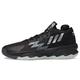 adidas Unisex Dame 8 Basketball Shoe, Black/White/Grey, 9.5 US Men