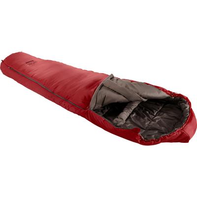 Mumienschlafsack GRAND CANYON "FAIRBANKS" Schlafsäcke Gr. B/L: 85 cm x 225 cm, Reißverschluss links, rot (red dahlia) Mumienschlafsäcke