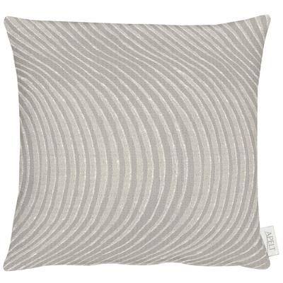 Dekokissen APELT "2913" Gr. 1, beige (leinen, gemustert), B:39cm L:39cm, Kunstfaser, Dekokissen_Sitzkissen_Kissenhüllen, Kissenhülle mit Füllung, 1 Stück Image