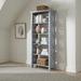 Transitional Accent Bookcase- Grey In Weathered White, Black & Gray Finish - Liberty Furniture 2094G-AC3001