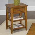 Rustic Chair Side Table In Oak Finish - Liberty Furniture 110-OT1021